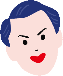 先生のイラスト
