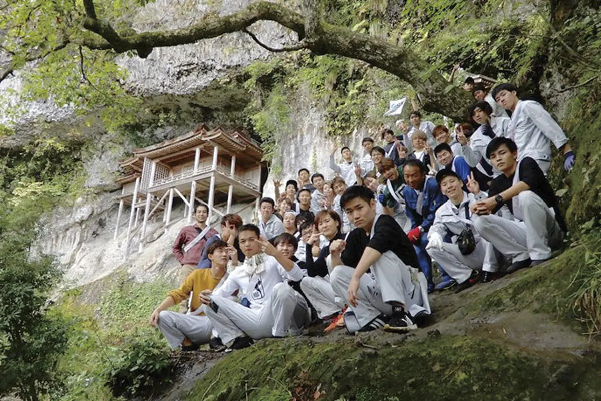 学外実習旅行（投入堂）