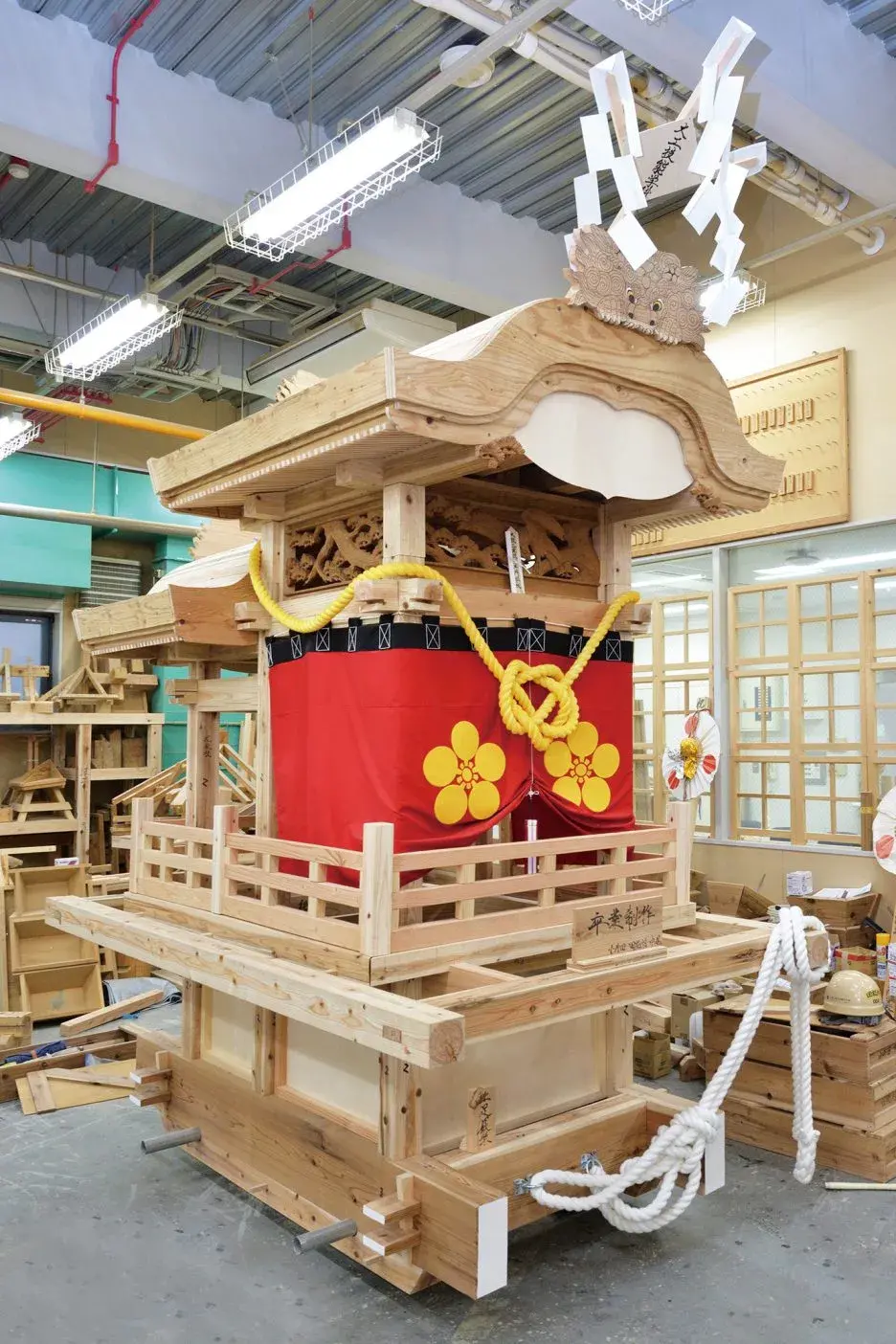実習室で制作された作品