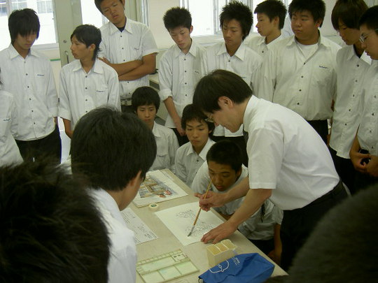 photo: 出前授業「建築パースの壺」　IN奈良県立奈良朱雀高等学校