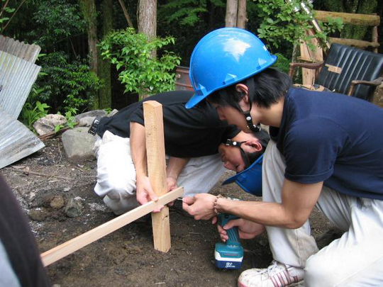 photo: 美杉山荘建設プロジェクトレポート４５