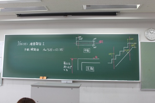 photo: 製図検定(9級)が行われました！！