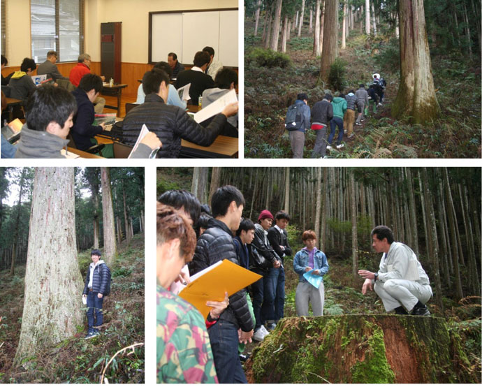 photo: 建築学科1年「施工コース」の学外見学