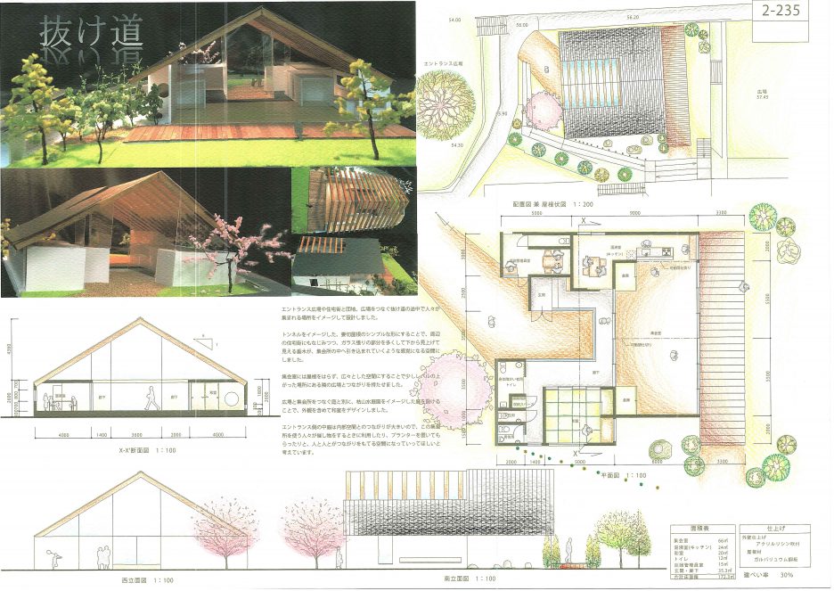photo: 大阪府公共建築設計コンクールで3名のOCTの学生が入選しました!