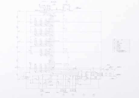photo: OCT3号館の改装プラン：空調・給排水設備設計・製図