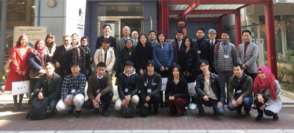 photo: 東南アジア7か国の現地大学にて日本語教育に携わる13名の関係者の方々が本校を視察しに来訪されました。