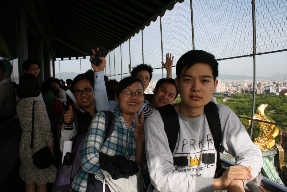 photo: 平成３０年度留学生歓迎行事を大阪城にて行いました。