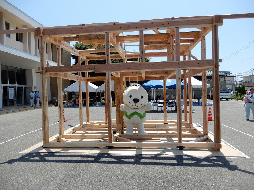 photo: 学外実習　和歌山県御坊市「夏休み木づかい祭」参加