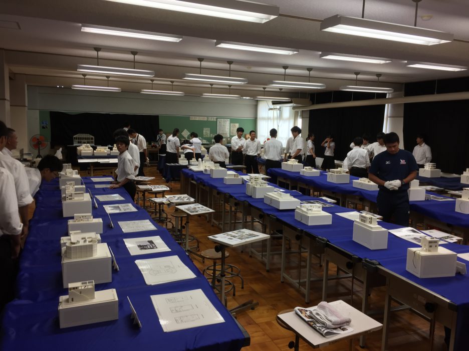 photo: 京都府立宮津高等学校 建築科で出前授業を行いました